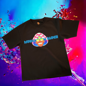 Mushroom Marco Black T-Shirt